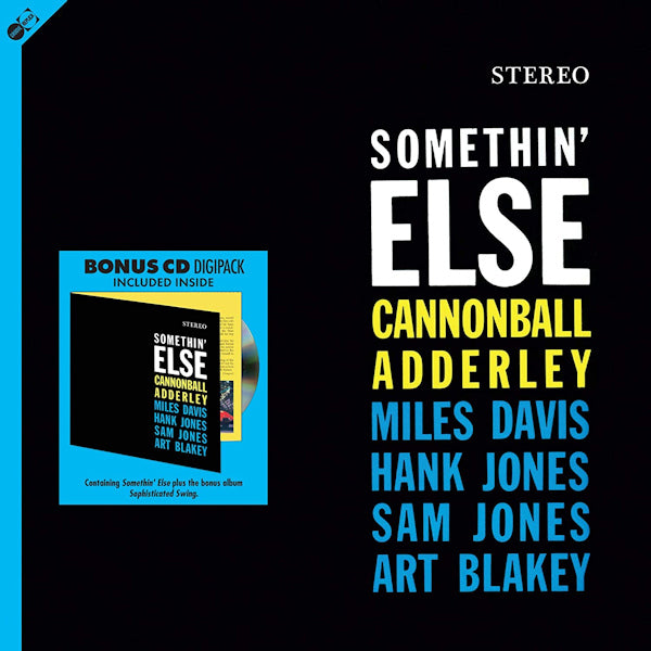 Cannonball Adderley - Somethin' else (180gr. +Bonus CD Incl.Bonus Album Sophisticated Swing, High Quality, Digipak LP)