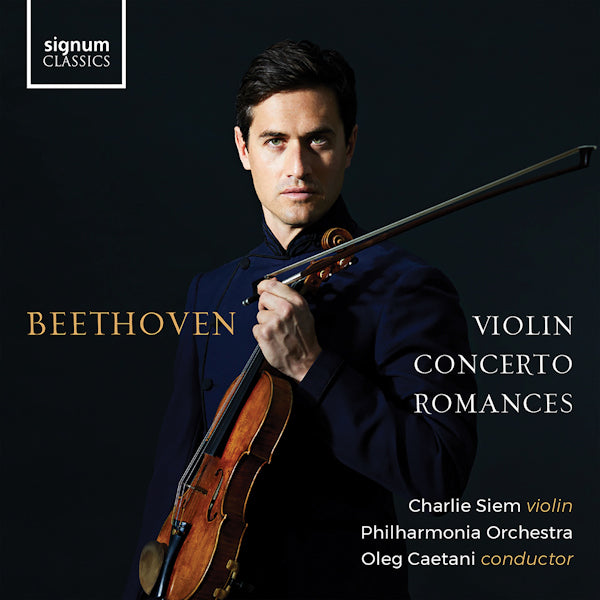 Charlie Siem - Beethoven violin concerto, romances (CD)