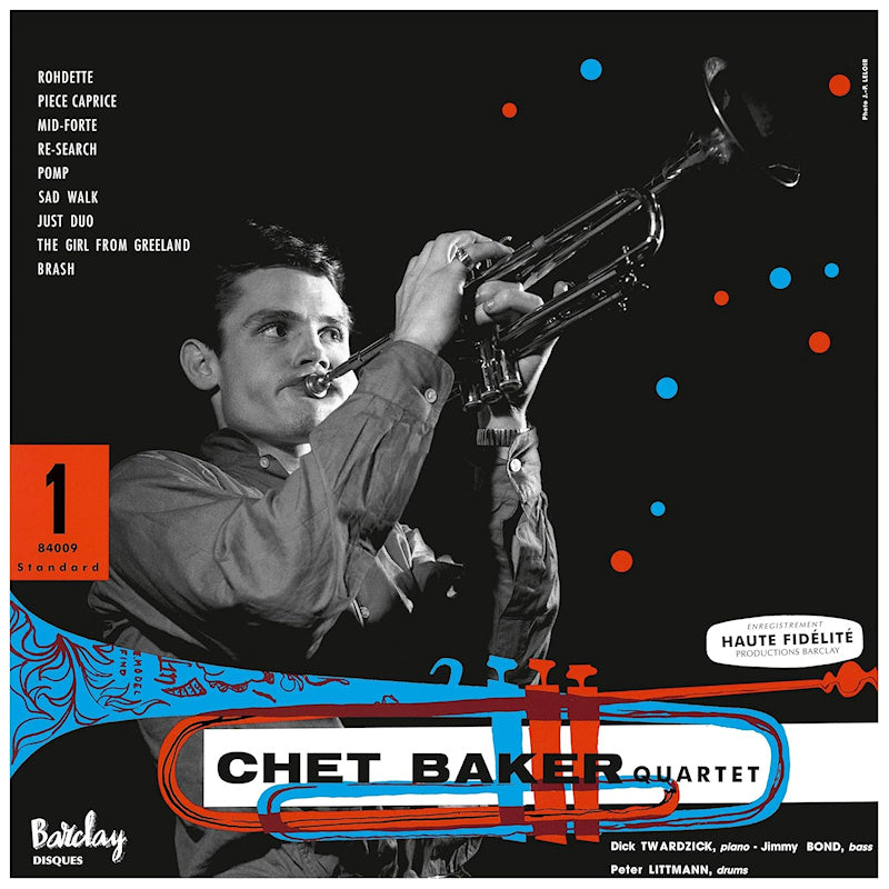 Chet Baker - Chet baker quartet (chet baker in paris vol. 1) (180g, High Quality, Reissue, Limited Edition LP)