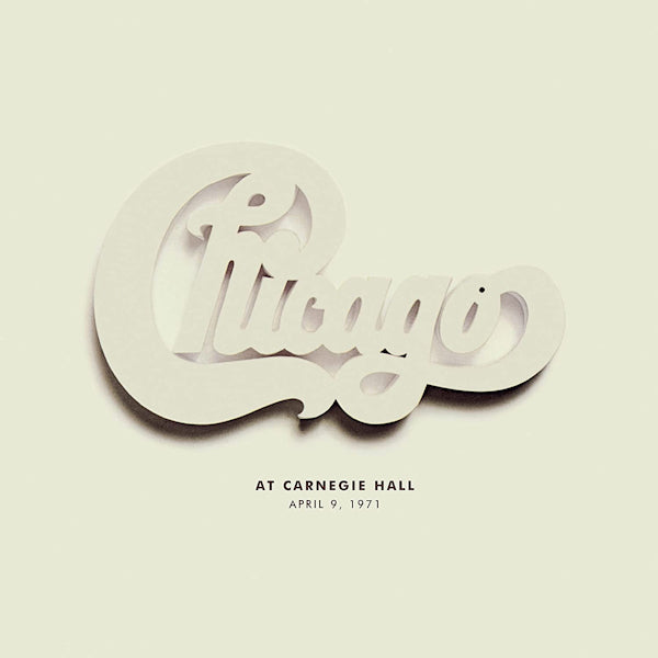 Chicago - At Carnegie Hall, April 9, 1971 (.. Carnegie Hall / 10-04-71 / Rsd 22, High Quality, Rsd LP)