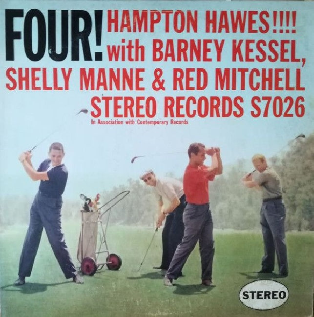 Hampton Hawes & Barney Kessel, Shelly Manne, Red Mitchell - Four! (Contemporary Records 70th Anniversary Series, Reissue LP)