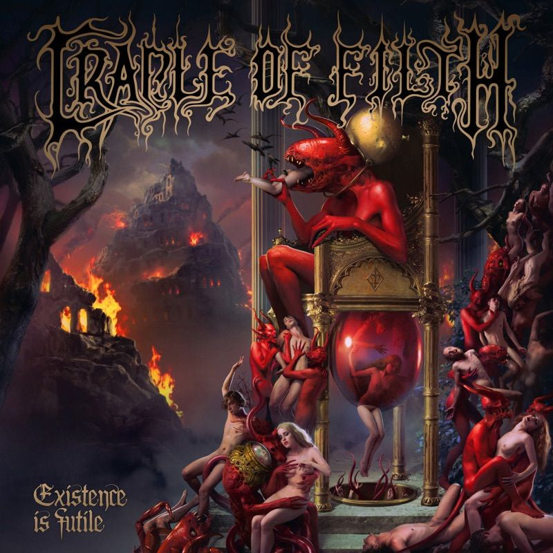 Cradle Of Filth - Existence is futile (Red, Gatefold Sleeve, Insert, Coloured Vinyl, Limited Edition LP)