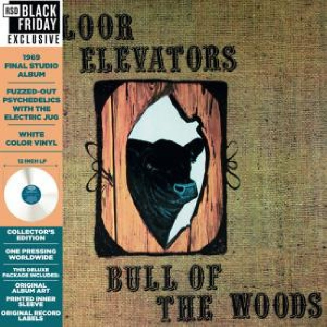 Thirteenth Floor Elevators - Bull of the woods (.. Woods / A-Side/B-Side Black & White Vinyl / Blf 23, Obi Strip LP)