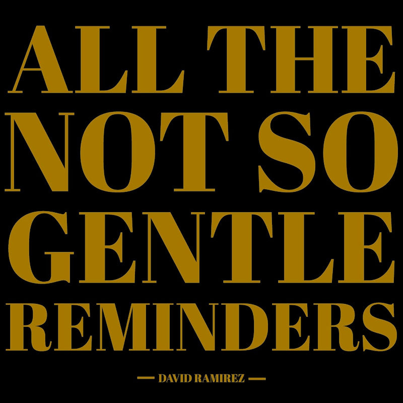 David Ramirez - All the not so gentle reminders (LP)