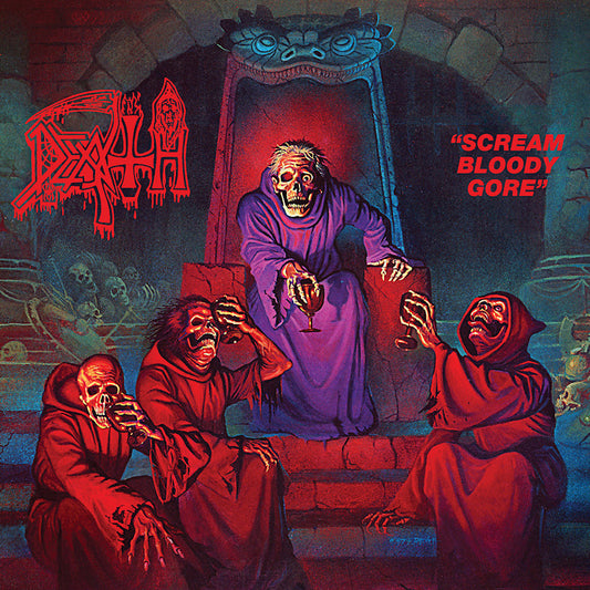Death - Scream Bloody Gore (Violet White Red, Coloured Vinyl, Reissue LP)