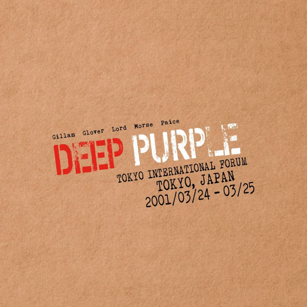Deep Purple - Live in tokyo 2001 (.. Tokyo 2001, Transparent, Coloured Vinyl LP)