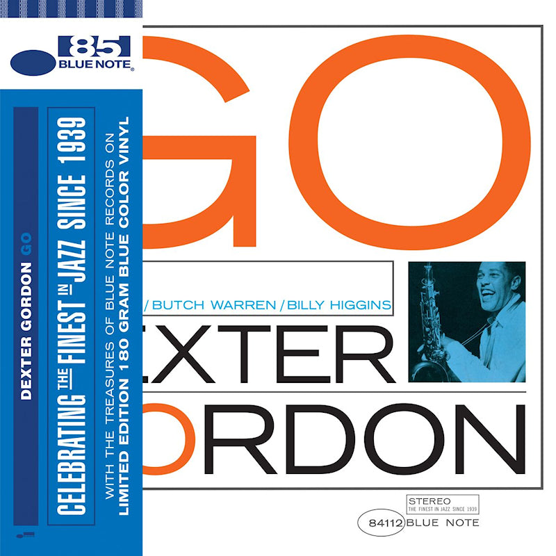 Dexter Gordon - Go! (Blue 180g, High Quality, Coloured Vinyl, Reissue, Limited Edition LP)