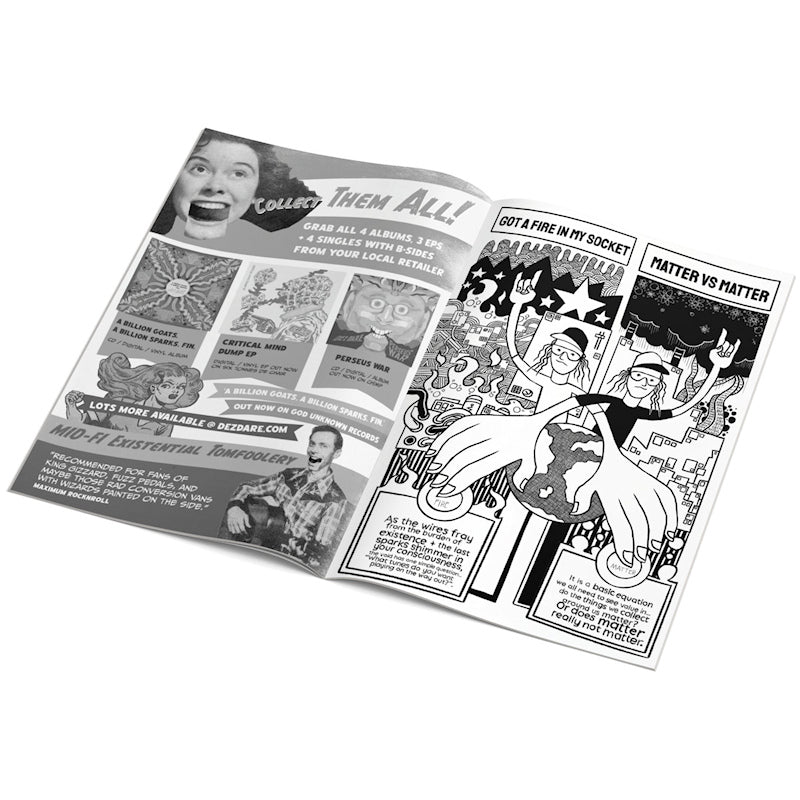 Dez Dare - A billion goats. a billion sparks. fin. (plus comic) (LP)