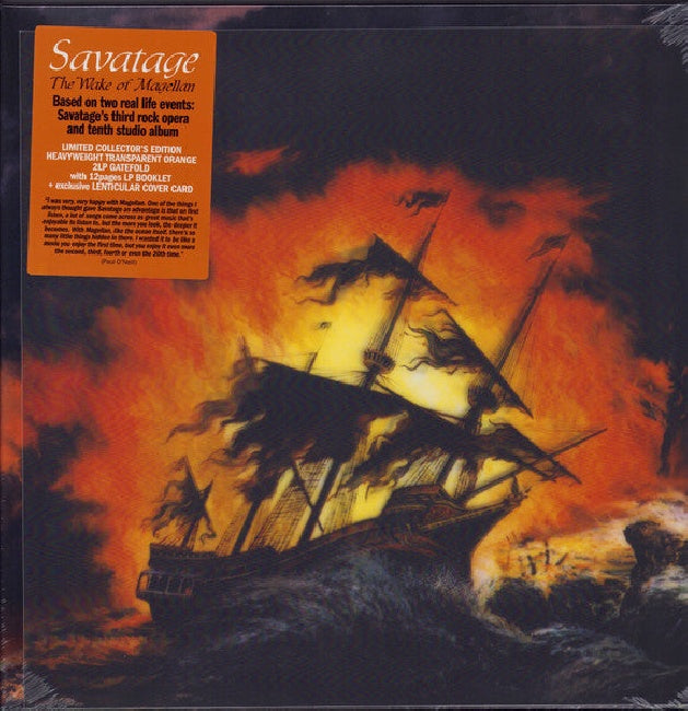 Savatage - Wake of magellan (180gr. Orange Vinyl, High Quality, Gatefold Sleeve, Coloured Vinyl LP)