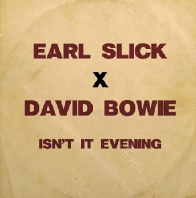 Earl Slick & David Bowie - Isn't it evening (turquoise blue) (Turquoise, Coloured Vinyl 7-inch single)