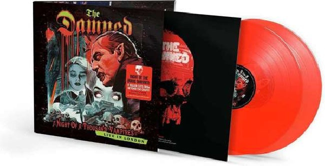 Damned - A night of a thousand vampires (.. Vampires / Transparent Red Gatefold, Transparent, Coloured Vinyl, Gatefold Sleeve LP)