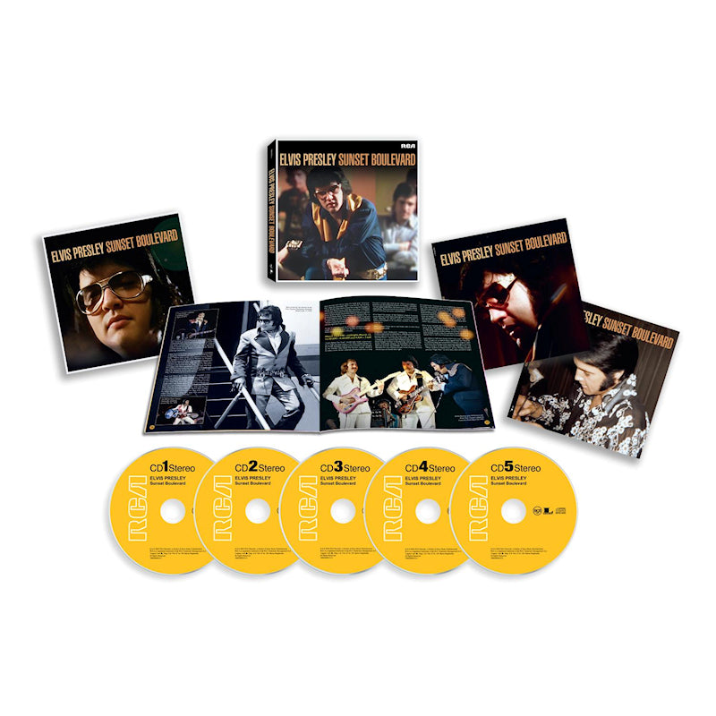 Elvis Presley - Sunset boulevard (Photobook, Box Set CD)