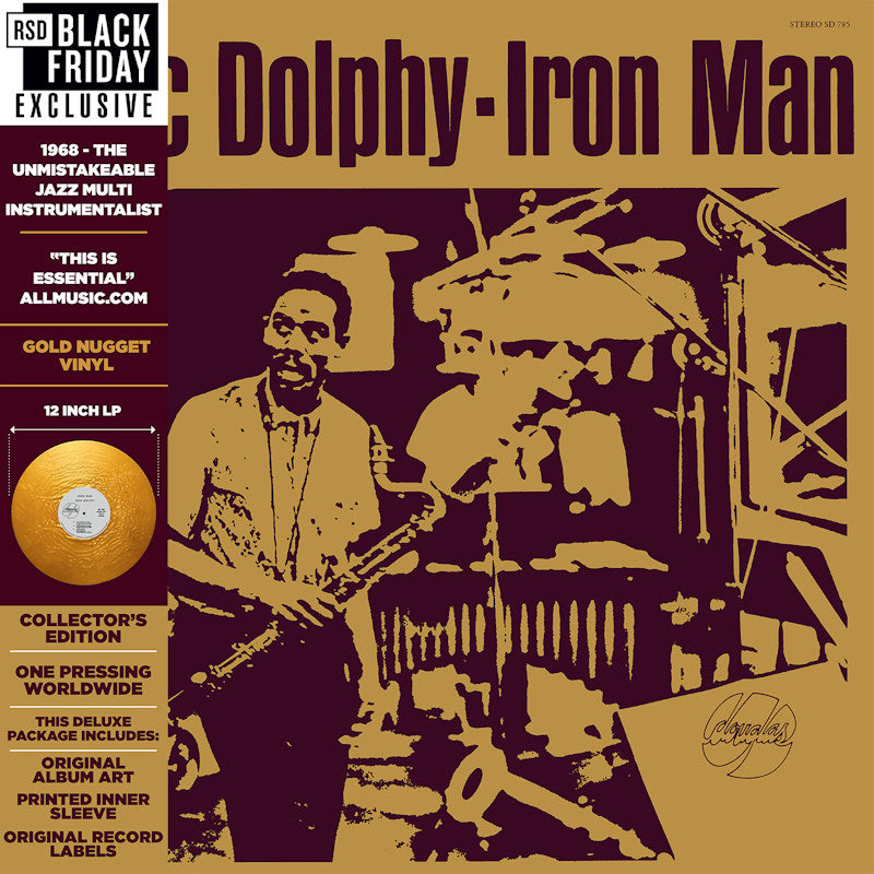 Dolphy, Eric - Iron man (Marble Gold & Black Vinyl / Blf 23, Obi Strip LP)