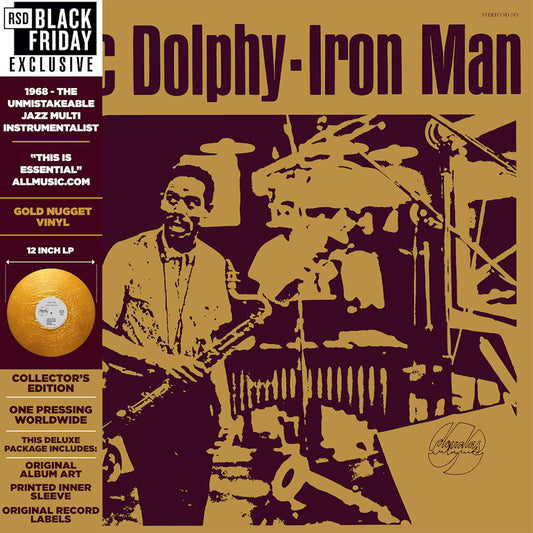 Dolphy, Eric - Iron man (Marble Gold & Black Vinyl / Blf 23, Obi Strip LP)
