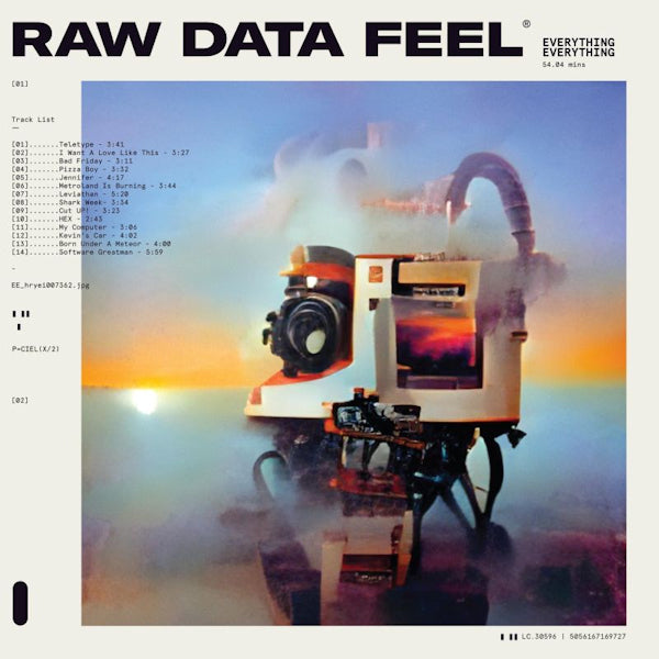 Everything Everything - Raw data feel (Gatefold Sleeve LP)