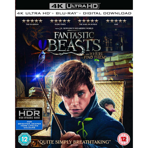 Movie - Fantastic beasts and where to find them (.. Where To Find Them / Uk Version /Cast: Eddie Redmayn blu ray movie)