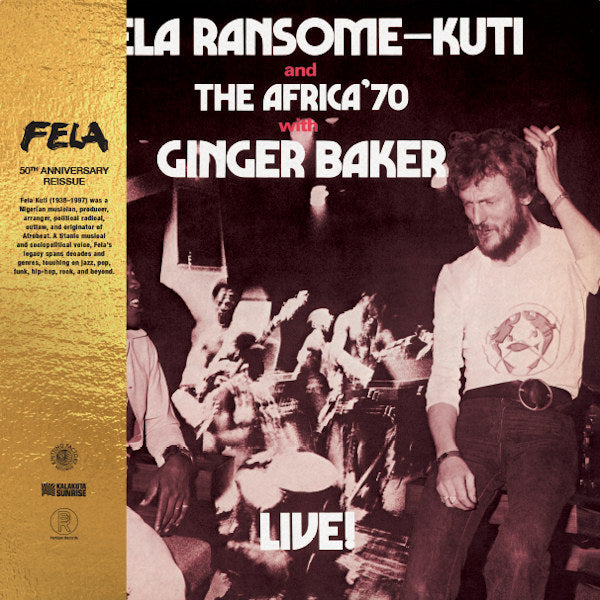 Fela Ransome-Kuti and The Africa'70 with Ginger Baker - Live! -50th anniversary- (.. Baker/Red Coloured Vinyl, Limited Edition, Coloured Vinyl LP)