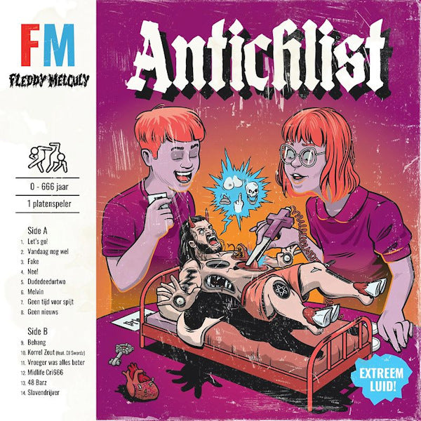 Fleddy Melculy - Antichlist (Pink, Coloured Vinyl LP)