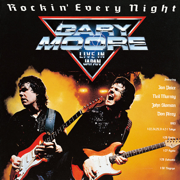 Gary Moore - Rockin' every night -shm-cd- (.. Night - Live In Japan / Incl. 3 Bonus Tracks, Shm-CD, Jpn-Imp. Ltd Cardboard Sleeve, Obi Strip, Bonus Track(S), Limited Edition CD)