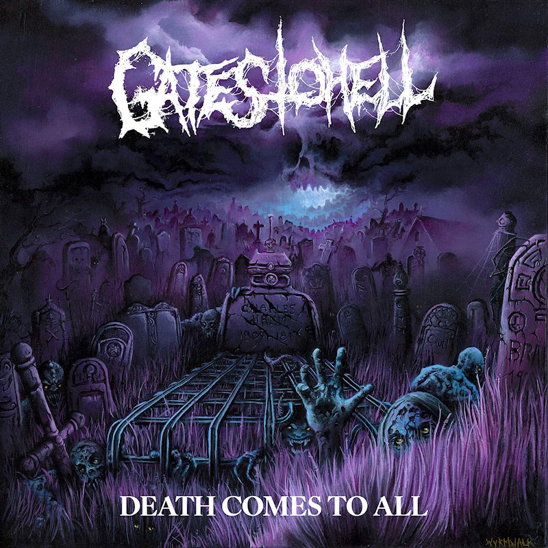 Gates To Hell - Death comes to all (Purple White, Coloured Vinyl LP)