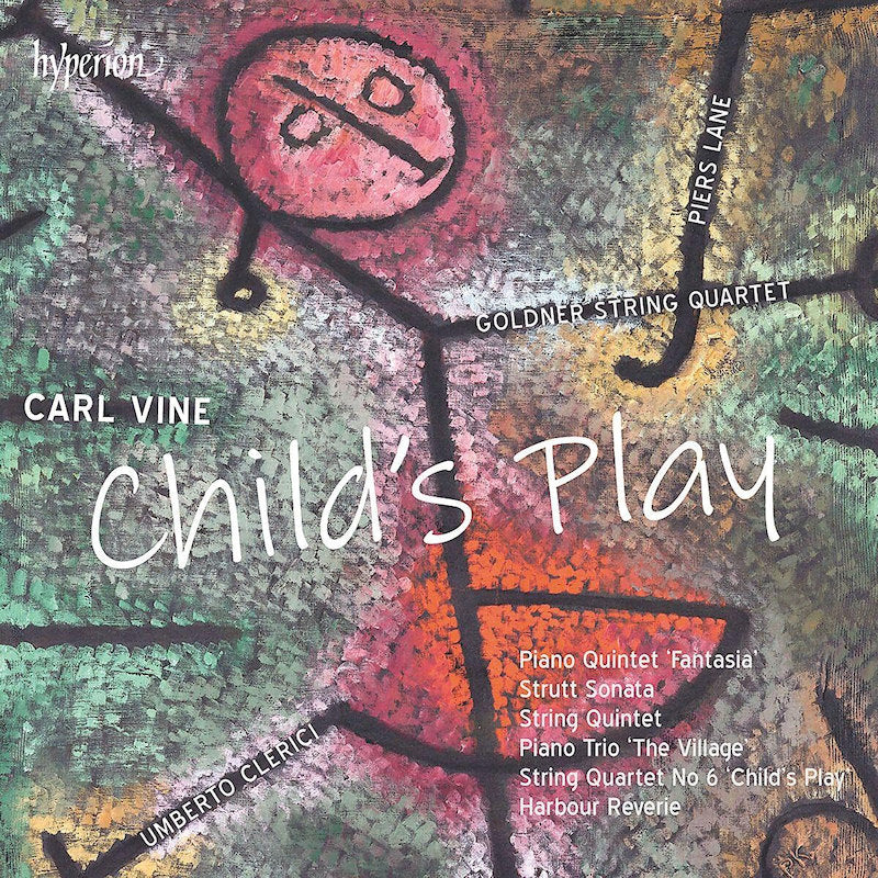 Piers Lane Goldner String Quartet - Vine: child's play, piano quintet & other chamber (CD)
