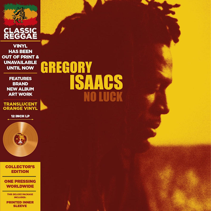Gregory Isaacs - No luck (Orange, Transparent, Coloured Vinyl, Limited Edition, Remastered LP)
