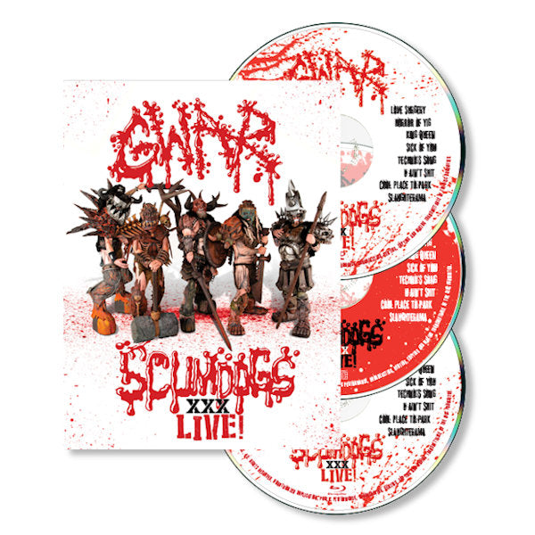 Gwar - Scumdogs xxx live (.. Live / 1cd W/ Concert On Dvd and Blueray, Digipak CD)
