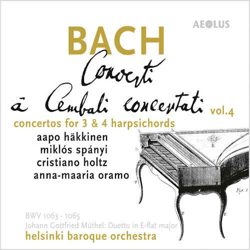 Miklos Spanyi - Concerti a cembali - concertati vol.4 (.. Cembali-Concertati Vol.4 / Helsinki Baroque Orchesta, Super Audio CD CD)