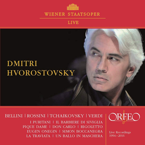 Dmitri Hvorostovsky - Live recording 1994-2016 (Bellini/Verdi/Rossini/Tchaikovsky CD)