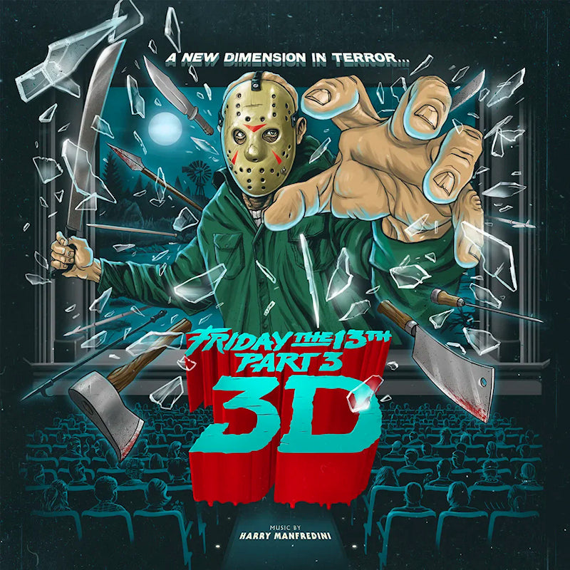 Harry Manfredini - Friday the 13th part iii (Lenticular 3d Cover, Gatefold Sleeve, Coloured Vinyl, Reissue LP)