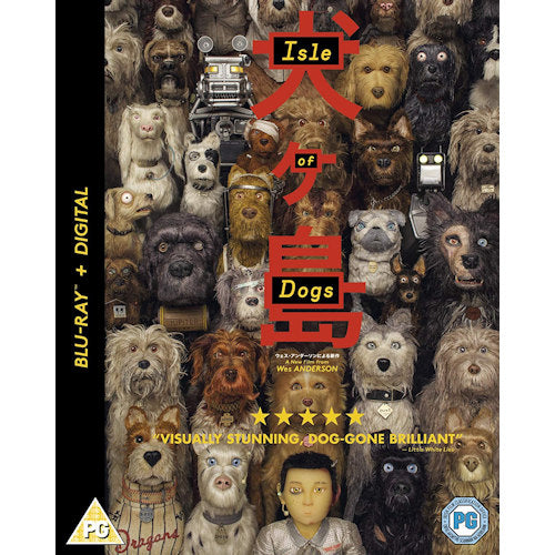 Animation - Isle of dogs (Stop-Motion Animation / Uk Version blu ray movie)