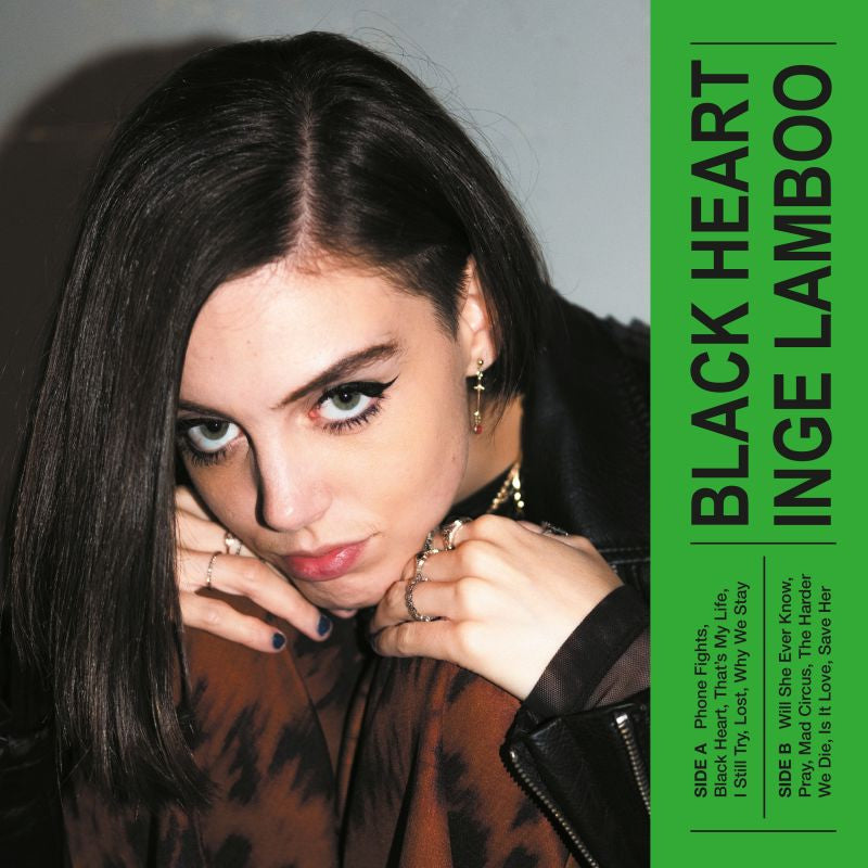 Inge Lamboo - Black heart (180gr. / Printed Inner Sleeve, High Quality, Gatefold Sleeve LP)