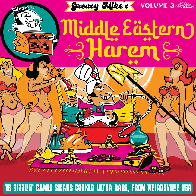 V/A (Various Artists) - Greasy mike's middle eastern harem (LP)