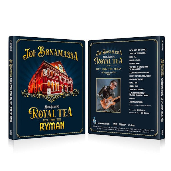 Joe Bonamassa - Now serving:royal tea live from the ryman (.. Serving:Royal Tea Live From the Ryman / Live 2020, Digipak DVD movie)