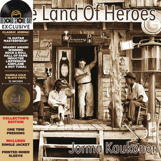 Jorma Kaukonen - The land of heroes (Gold/Black Vinyl / Rsd 22, Gatefold Sleeve, Obi Strip LP)