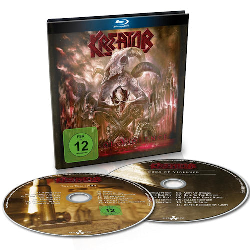 Kreator - Gods of violence (Bluray : Live At Wacken 2014, Digipak, CD+Bluray blu ray movie)