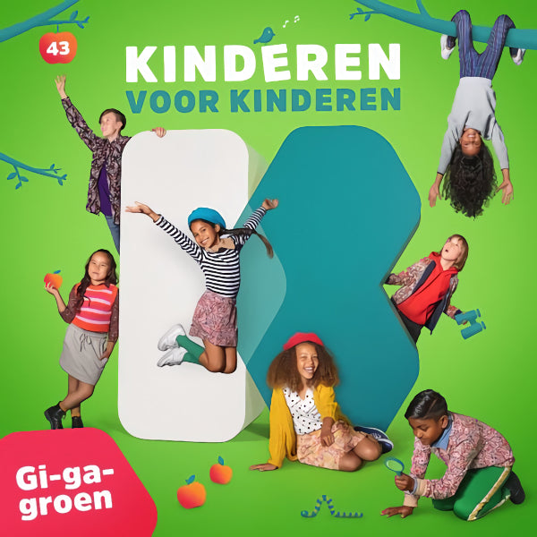 Kinderen Voor Kinderen - 43 - Gi-ga-groen (Incl. Hits Fittop10, Avond4daagse En Dans Alleen CD)