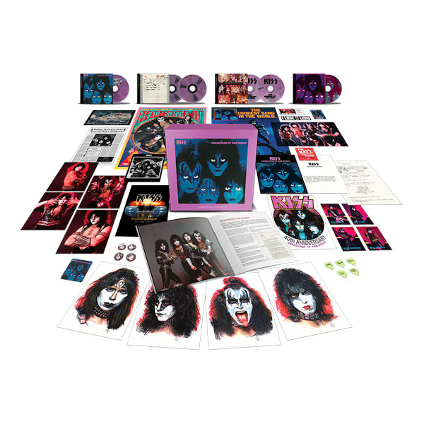 Kiss - Creatures of the night (..the Night / 40th Anniversary / 5cd+Blry / German Logo CD)