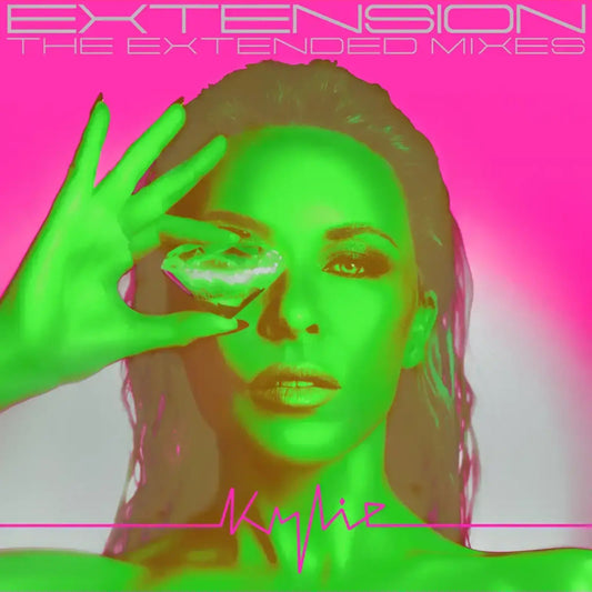 Kylie Minogue - Extension: the extended mixes (.. (the Extended Mixes)/Neon Green & Pink Splatter, Gatefold Sleeve", "Coloured Vinyl LP)