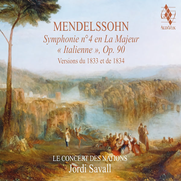 Le Concert Des Nations / Jordi Savall - Mendelssohn: Symphonie No 4 en La Majeur (.. Symphonie No.4 (Version 1833 & 1834), Super Audio CD Super Audio CD)
