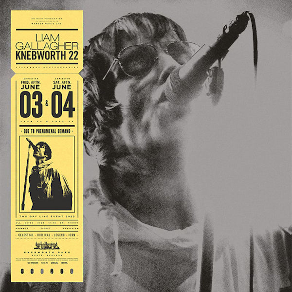 Liam Gallagher - Knebworth 22 (Yellow Vinyl / Incl. A2 Poster & Yellow Replica Ticket, Coloured Vinyl LP)