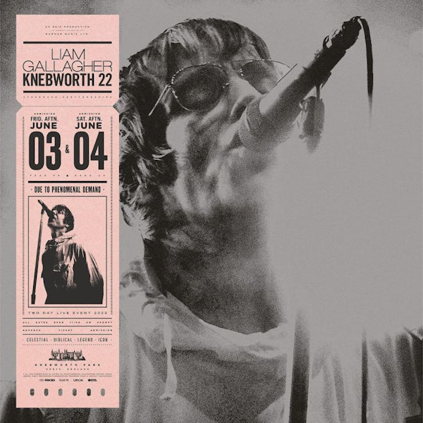 Liam Gallagher - Knebworth 22 (Incl. A2 Poster & Pink Replica Ticket LP)