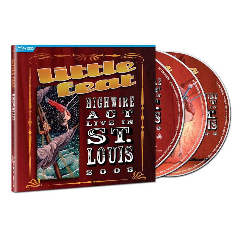 Little Feat - Highwire act - live in st. louis 2003 (.. Live In St. Louis 2003 / Blry+2cd Blu Ray disc music)