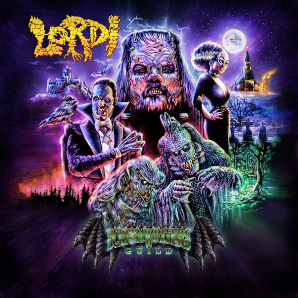 Lordi - Screem writers guild (.. Writers Guild /Transparent Blue Marbled Vinyl, Transparent, Coloured Vinyl LP)