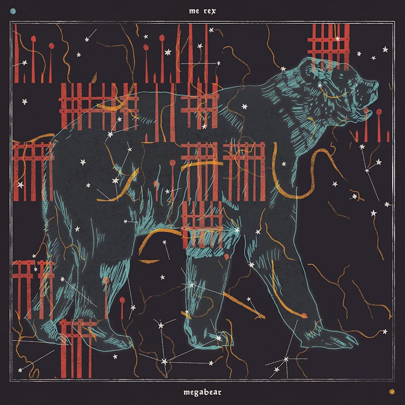 ME REX - Megabear (Transparent Blue Vinyl, Transparent, Coloured Vinyl LP)