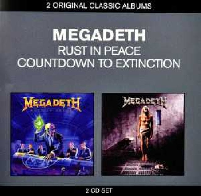 Megadeth - Classic albums (2in1 - Rust In Peace/Countdown To Extinction CD)