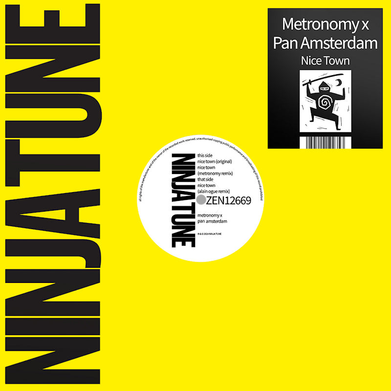 Metronomy x Pan Amsterdam - Nice town (12-inch maxi-single)