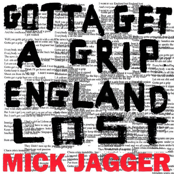 Mick Jagger - Gotta get a grip (.. England Lost 12-inch maxi-single)