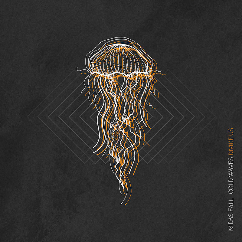 Midas Fall - Cold waves divide us (Clear Orange Black Splatter, Coloured Vinyl LP)