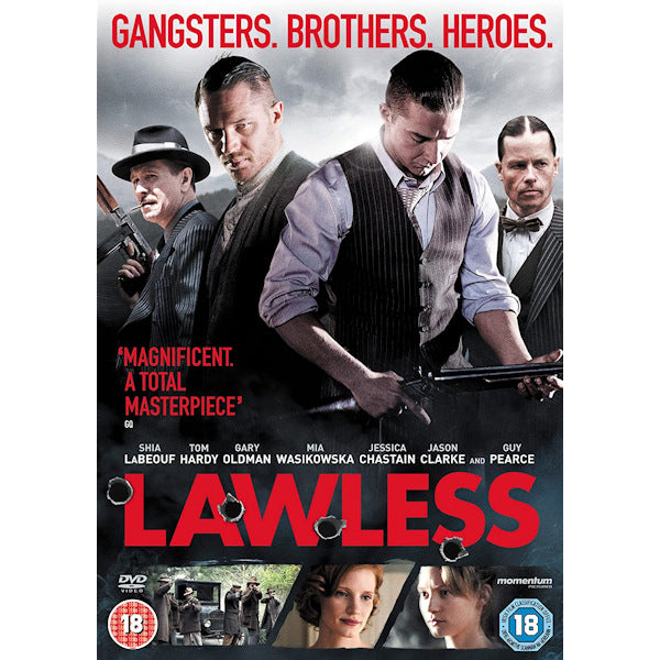 Movie - Lawless (Uk Version - Cast, Tom Hardy, Shia Labeouf, Guy Pearce DVD movie)